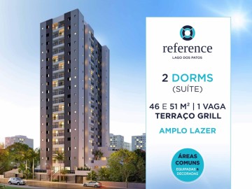 Apartamento Vila Galv�o -Pr�ximo ao Lago dos Patos 46 e 51m�