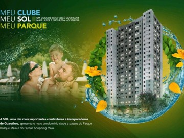 Sol Clube Maia| Apartamento na planta em Guarulhos